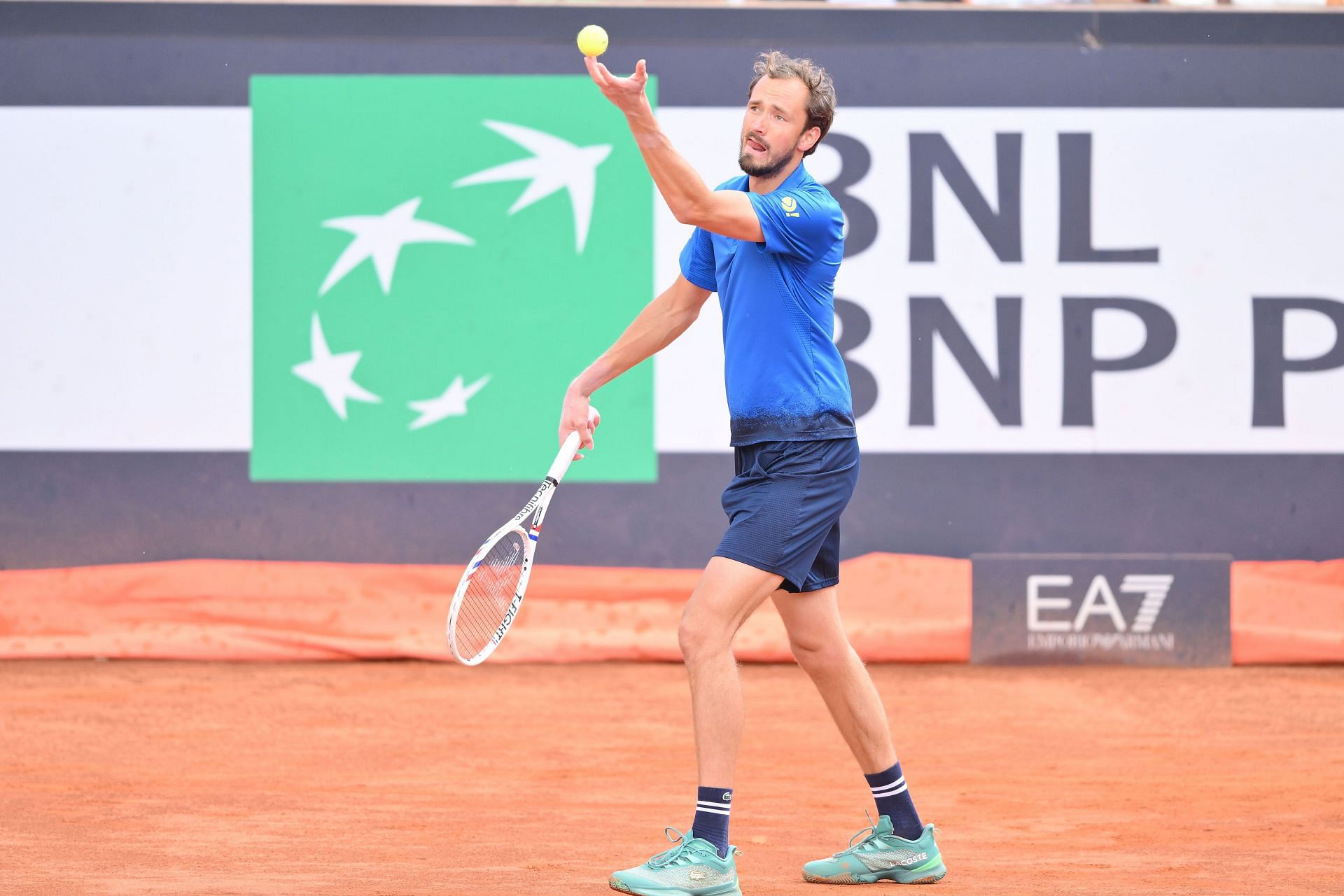 Lorenzo Musetti v Daniil Medvedev - Internazionali BNL d'Italia 2025 - Source: Getty